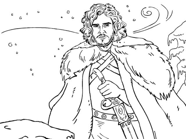 GoT Colouring Pages