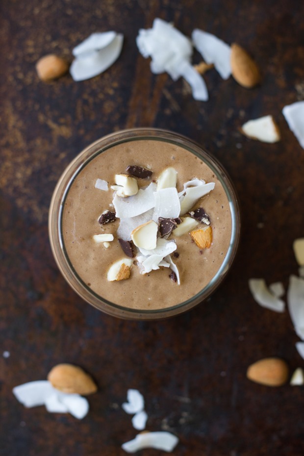 Superfood Almond Joy Milkshakes