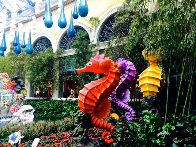 Bellagio Garden Seahorses