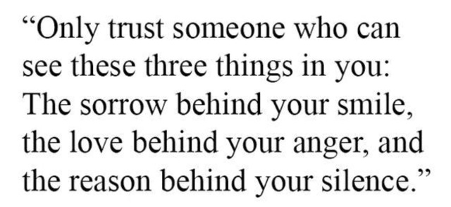 Only Trust Someone
