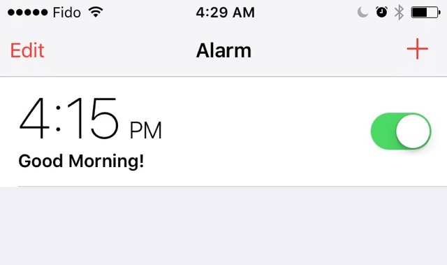 PM Alarm