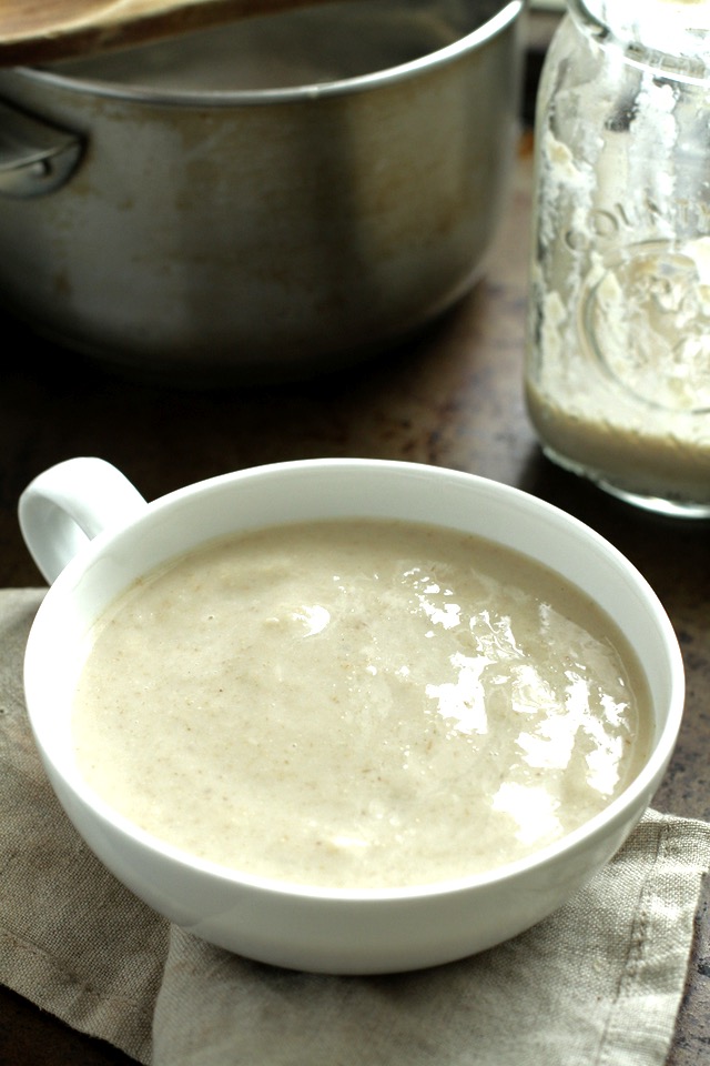Warm and Creamy Vanilla Breakfast Pudding -- healthy, comforting, and absolutely delicious! | runningwithspoons.com #vegan #glutenfree #recipe