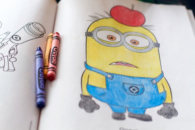 Minions Colouring