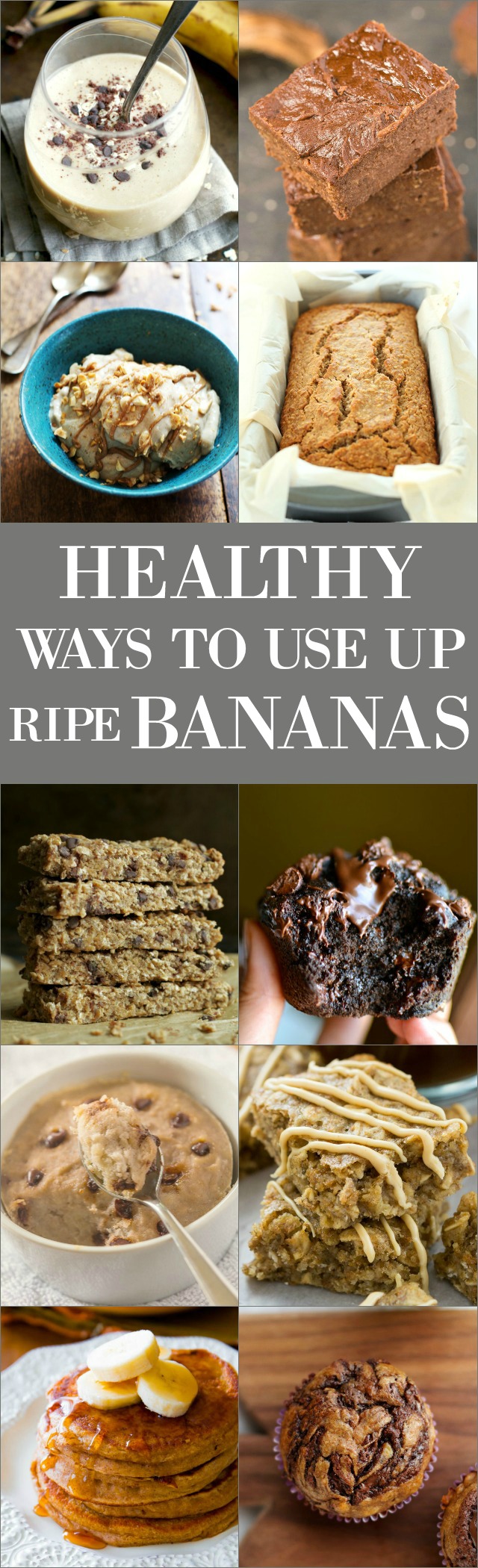 Don't know what to do with those ripe bananas? Or just looking for some crazy good banana recipes? We've got ya covered!