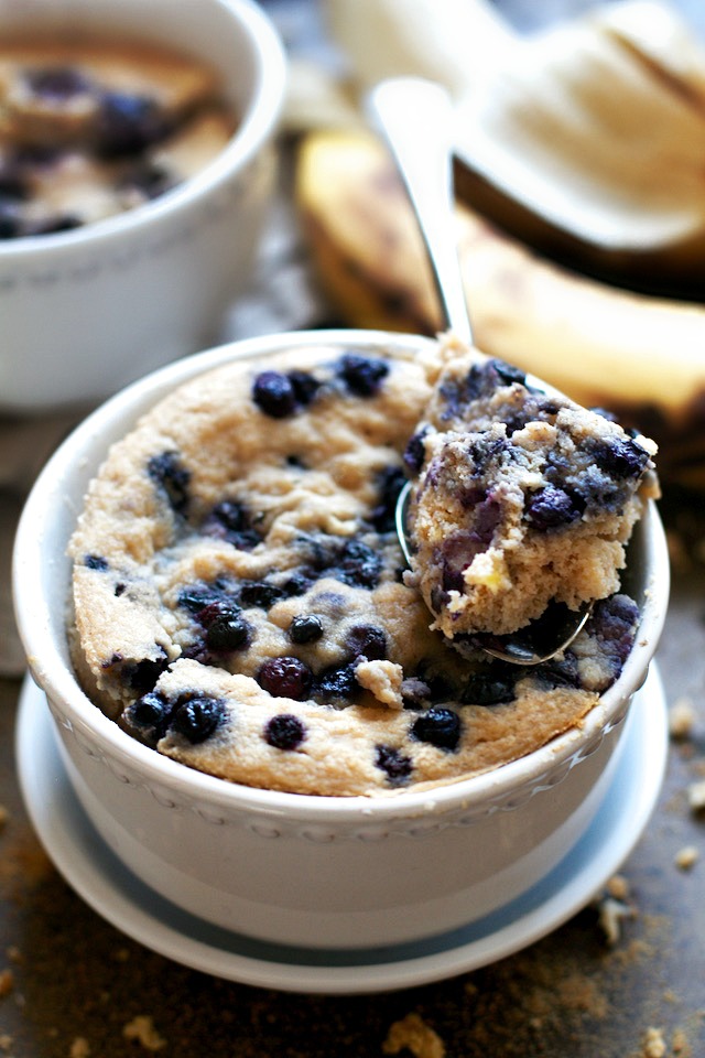 Blueberry Banana Bread Mug Cake4