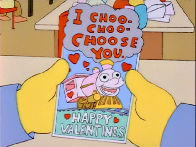 Simpsons Valentine
