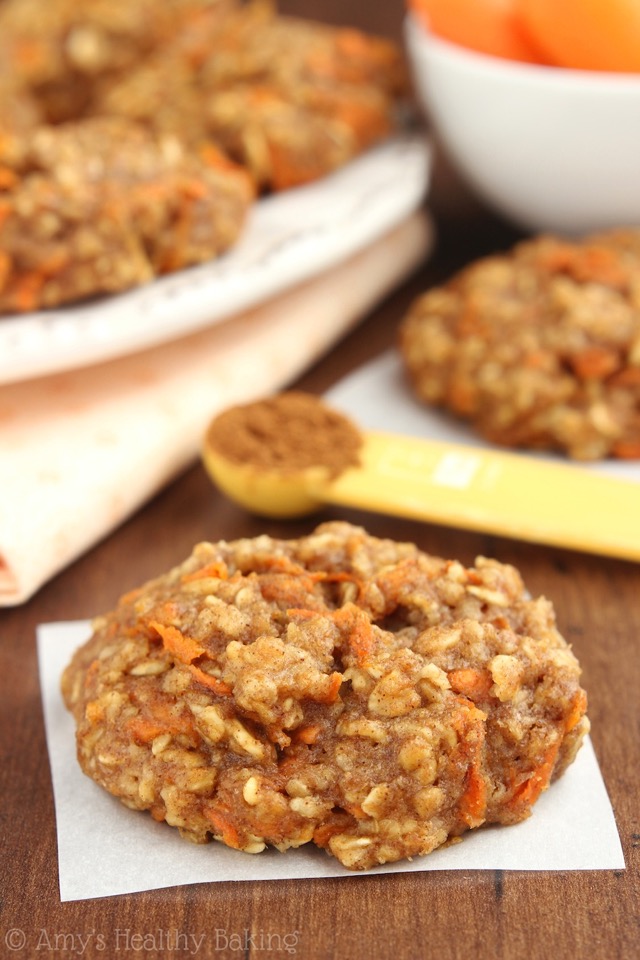 Carrot Cake Oatmeal Cookies