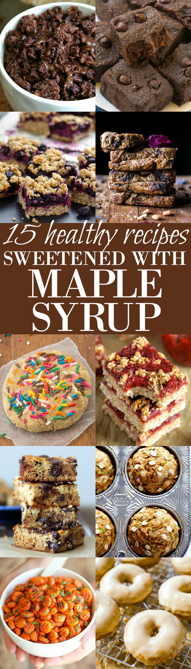 Looking to cut back on the refined sugars? These healthy maple syrup sweetened recipes will help you do just that without having to sacrifice your sweet tooth! | runningwithspoons.com