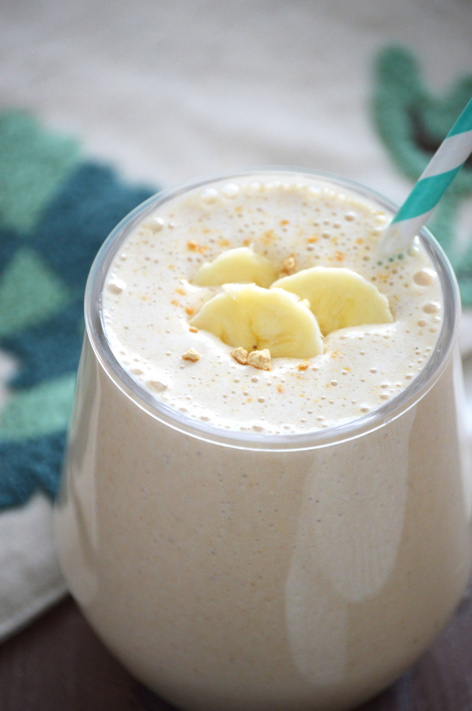 Oatmeal PB Banana Smoothie