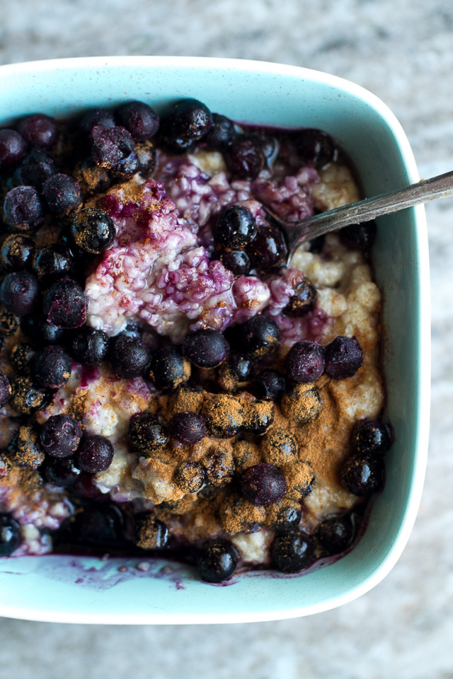 Blueberry Maple Flax Oats