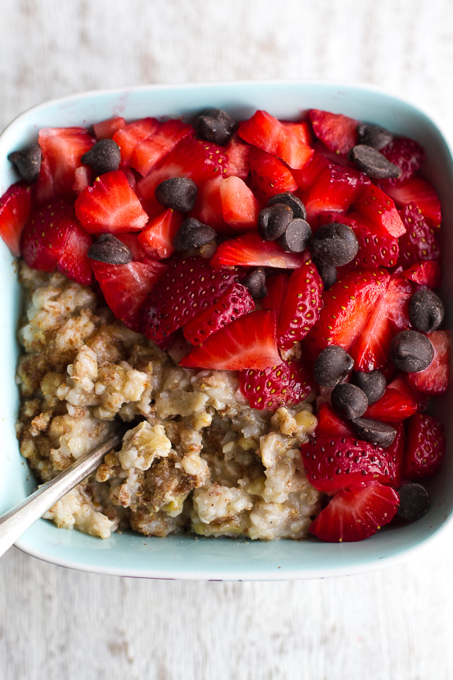 Chocolate Strawberry Oats