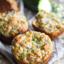 Zucchini Oat Greek Yogurt Muffins-image