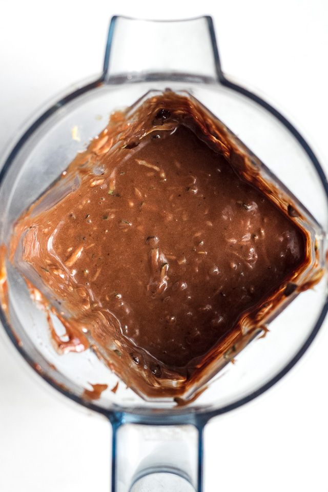 Flourless Zucchini Brownie Batter