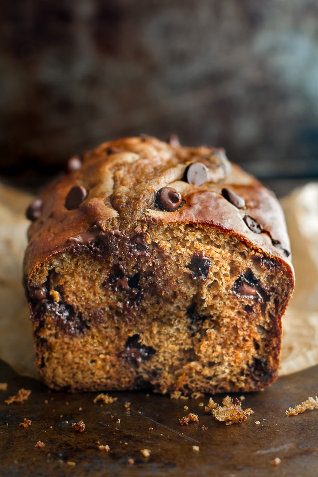 This One Bowl Greek Yogurt Pumpkin Bread recipe is made without butter, oil, or refined sugar, but so tender and flavourful that you’d never be able to tell it's healthy! | runningwithspoons.com