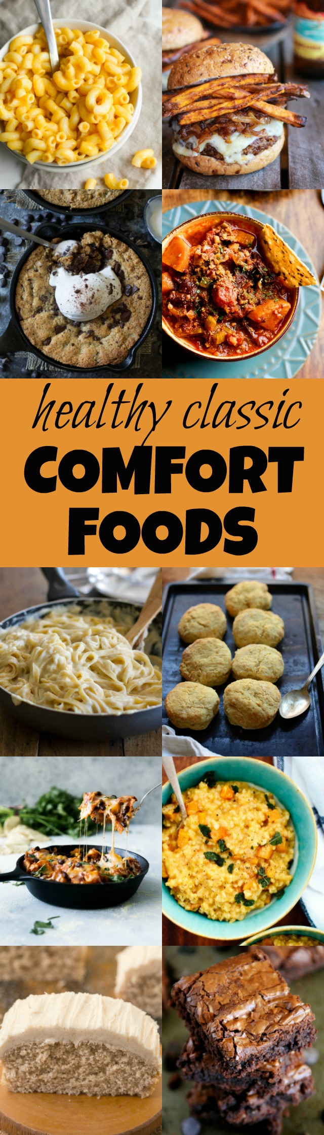 Eating healthy doesn't mean saying goodbye to your favourite comfort foods! These healthier versions of all the classics are great for both the body and soul | runningwithspoons.com
