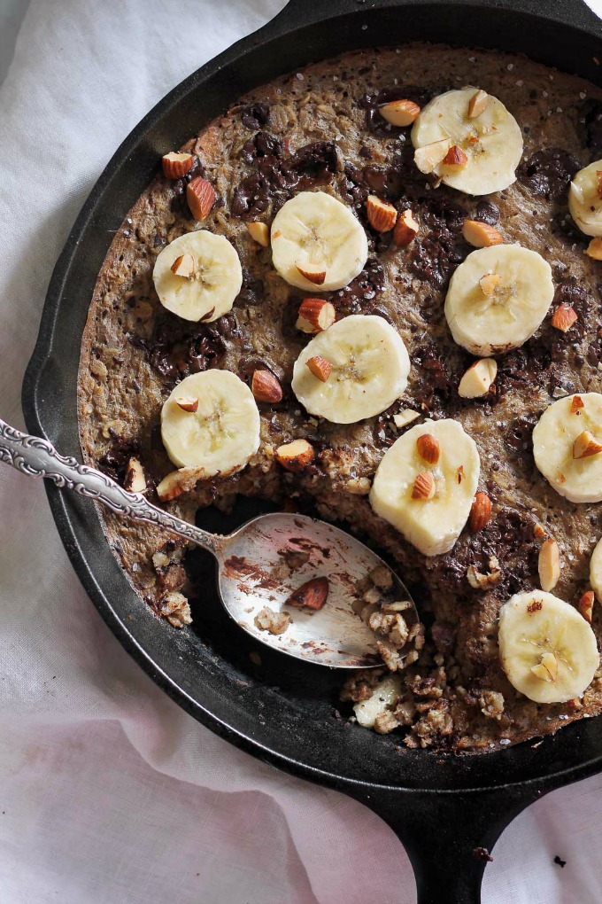 Chocolate Almond Banana Bread Oatmeal