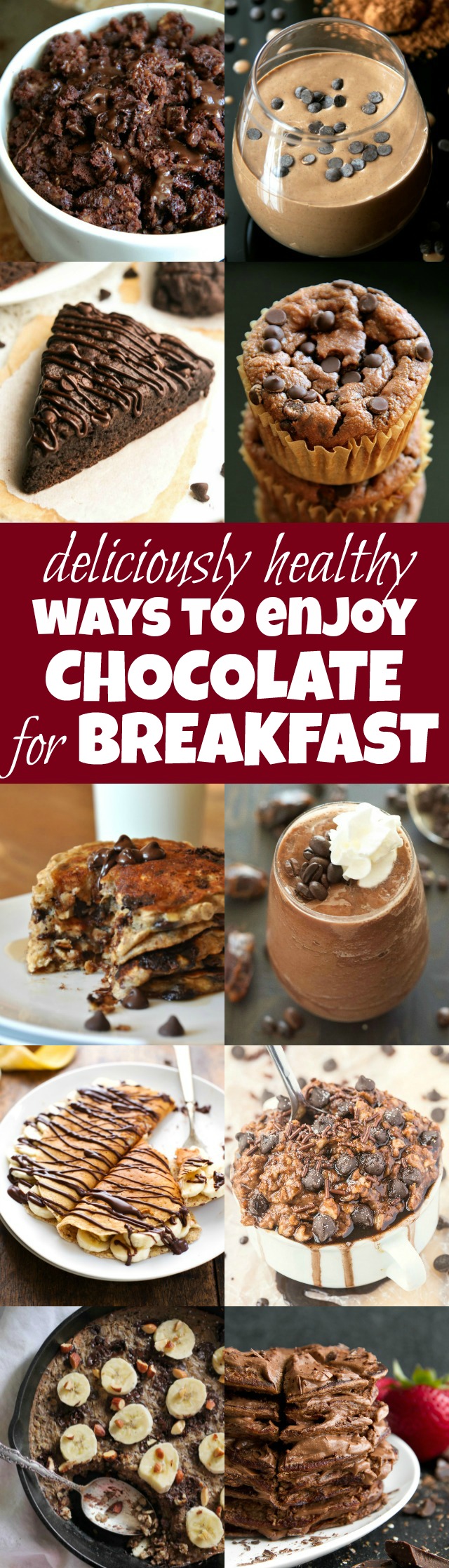 Deliciously Healthy Ways To Enjoy Chocolate for Breakfast | runningwithspoons.com