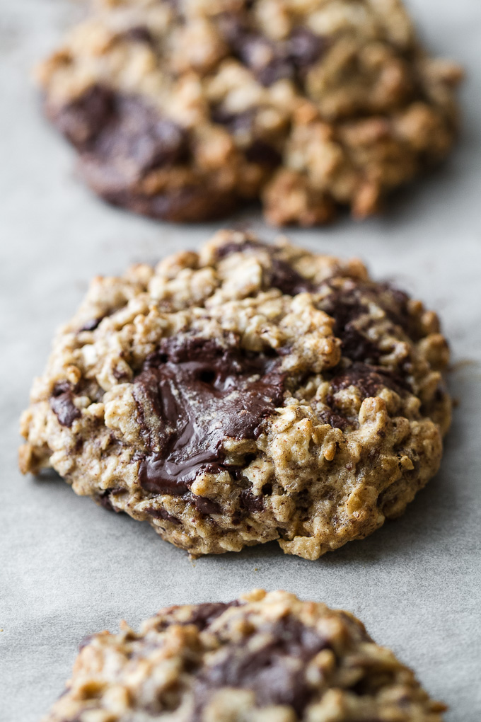 Chocolate Chunk Banana Oatmeal Cookies2