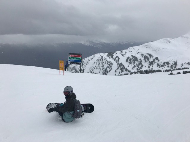 Sitting In The Snow