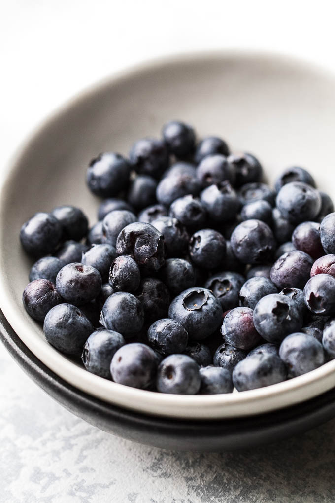 Close Blueberries