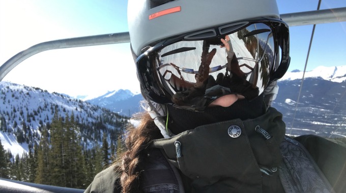 Snowboarding Selfie