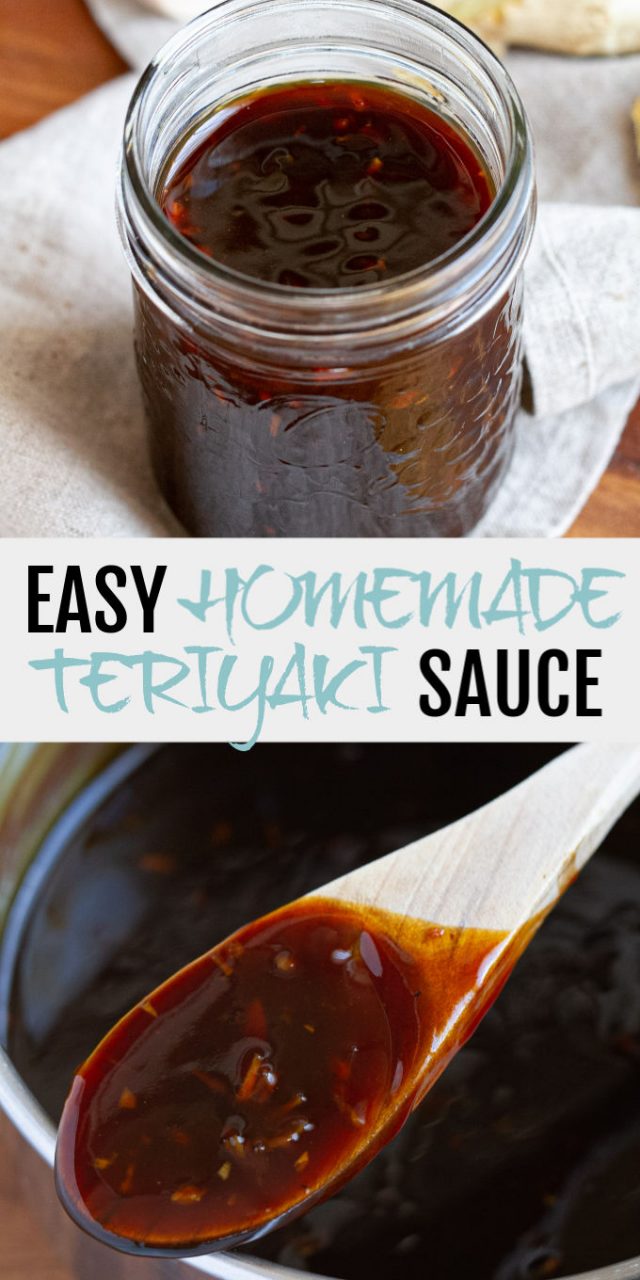 Easy Homemade Teriyaki Sauce (glutenfree, vegan)