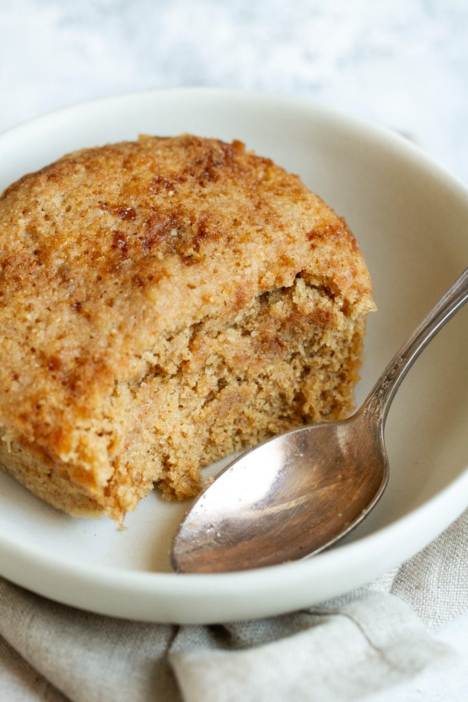 his two minute banana muffin is a perfect way to satisfy those snack cravings and takes under 5 minutes to make!